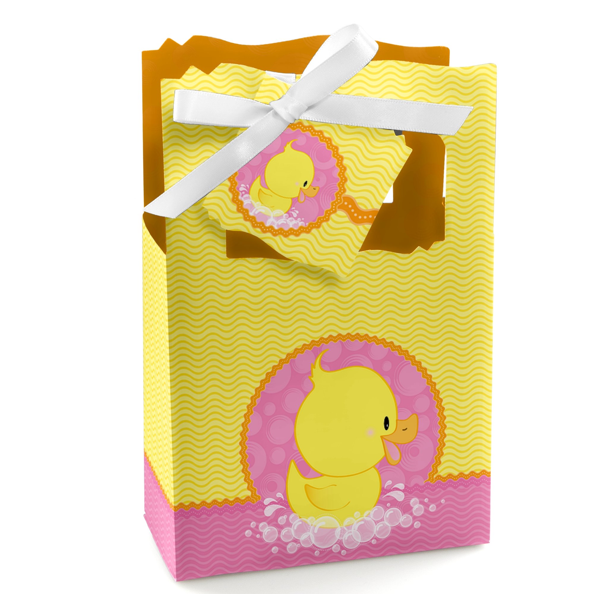 Amazon.com: Big Dot of Happiness Pink Ducky Duck - Girl Baby
